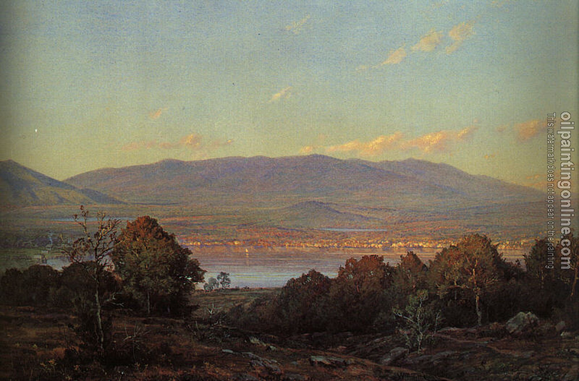 Richards, William Trost - Sundown at Centre Harbour, New Hampshire